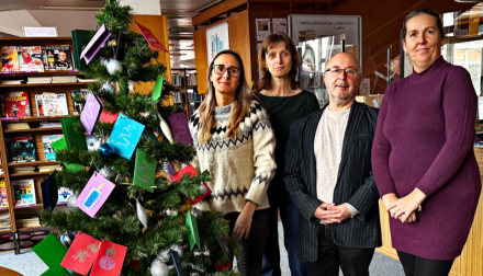 Stromeček splněných přání v mostecké knihovně