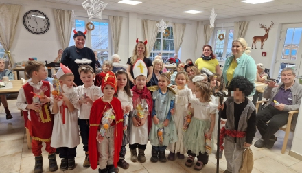 Mikulášská návštěva v Domově
