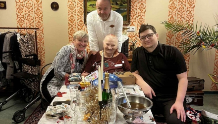 Společné sváteční chvíle s rodinou