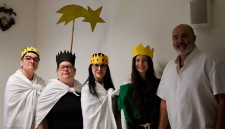 Tři králové a Herodes v Domově