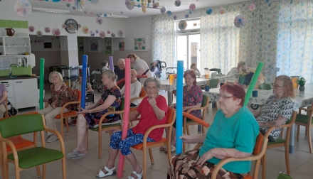 Páteční rehabilitační cvičení