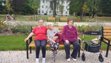 Kolonáda hned za dveřmi našeho Domova