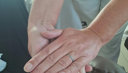 Dopoledne plné klidu, vůní a příjemných doteků