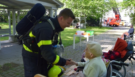 Domov Alzheimer Darkov hasiči