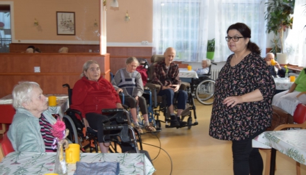 Domov Alzheimer Darkov Biblioterapie na téma Emil & Dana Zátopkovi